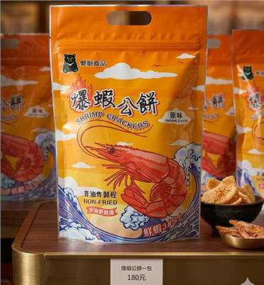 爆蝦公餅